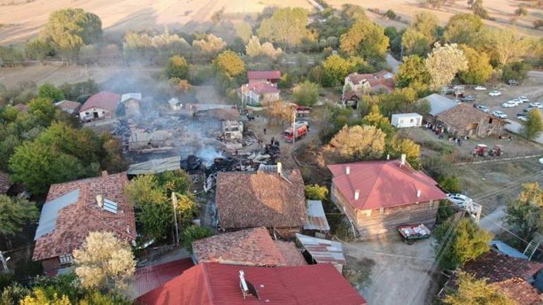 Kastamonuda yangın bölgesi havadan görüntülendi Faciadan dönülmüş