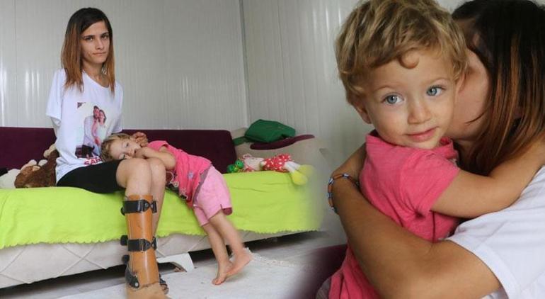 Depremde eşini ve kolunu kaybetti Bir buçuk yaşındaki kızı ile tek bir hayali var