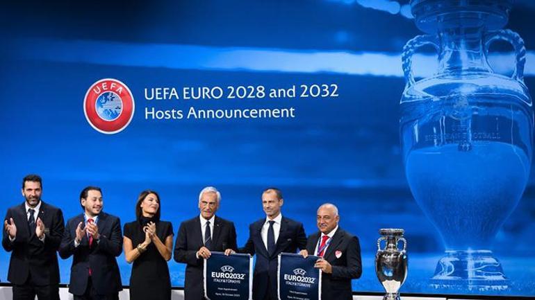 UEFA resmen açıkladı EURO 2032, Türkiye ve İtalyanın