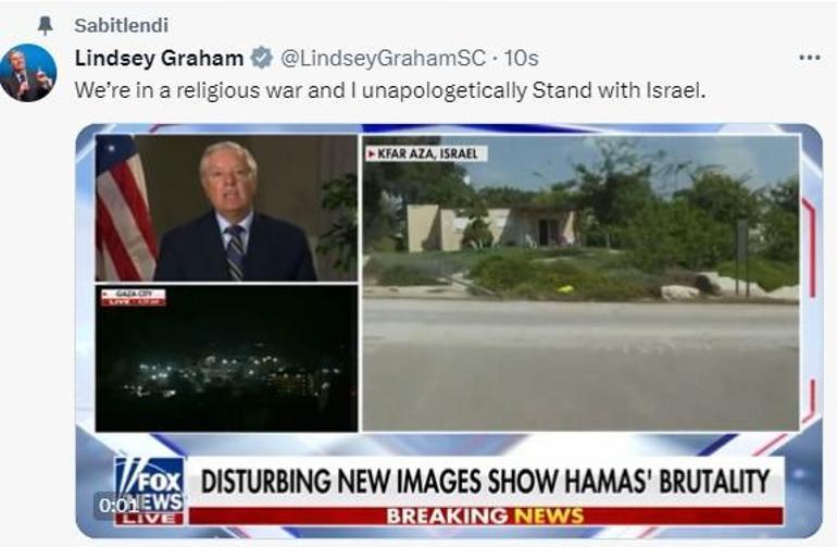 ABDli senatör: İranı bombalamalıyız İsrail-Hamas savaşında yeni cephe