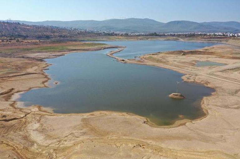 Barajlar su alımına kapatıldı Bodrumda 24 saatlik su kesintisi başladı