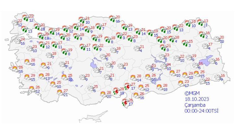 Meteoroloji gün vererek açıkladı Mevsim normalleri altına düşecek
