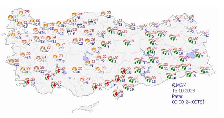 Meteoroloji gün vererek açıkladı Mevsim normalleri altına düşecek