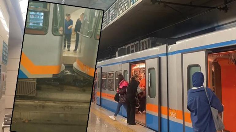 Yenikapı Metro İstasyonunda yangın paniği Alarm devreye girdi