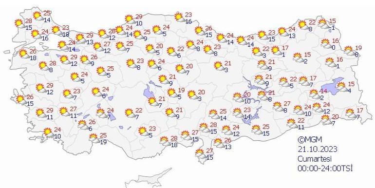 Türkiye genelinde sıcaklıklar daha da düşecek İstanbula metrekareye 10 kg yağış uyarısı