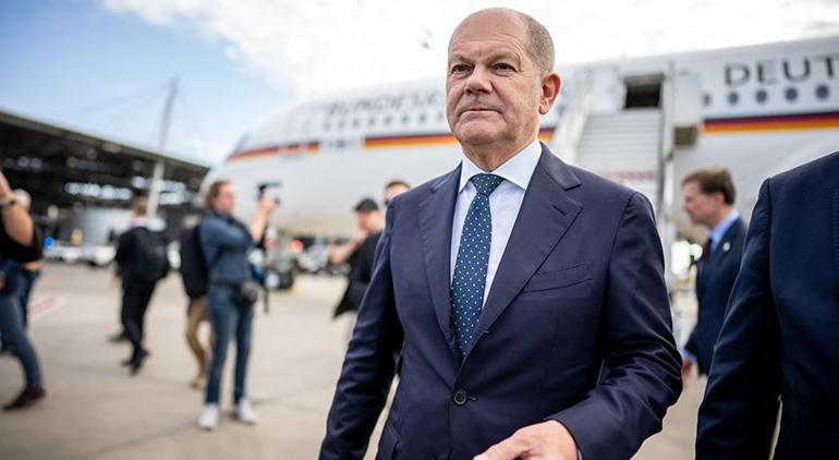 Almanya Başbakanı Olaf Scholz İsraili ziyaret etti