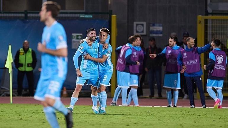 San Marinodan tarihe geçen gol Sosyal medya mesajı olay oldu