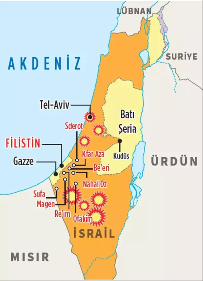 Sderot nerede, hangi ülke sınırları içerisinde Sderot haritadaki yeri