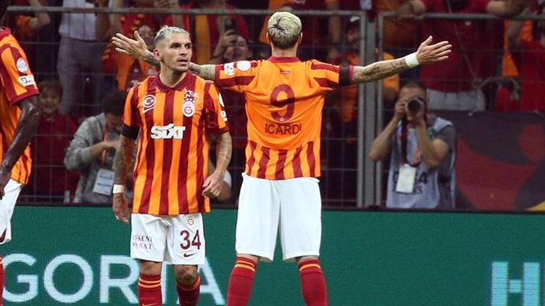 Galatasarayda Mauro Icardi tarihe geçti Beşiktaş derbisinde Gheorghe Hagiyi geride bıraktı