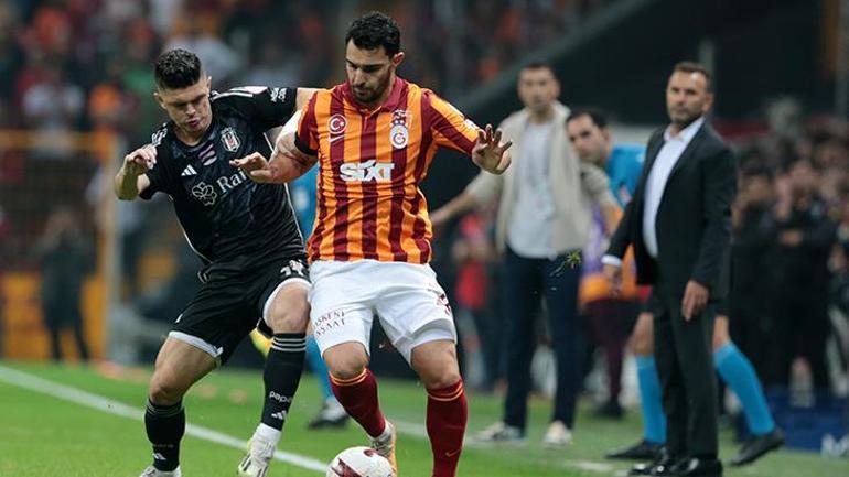 Dev derbide kazanan Galatasaray Beşiktaş 10 kişi kaldığı maçı kaybetti