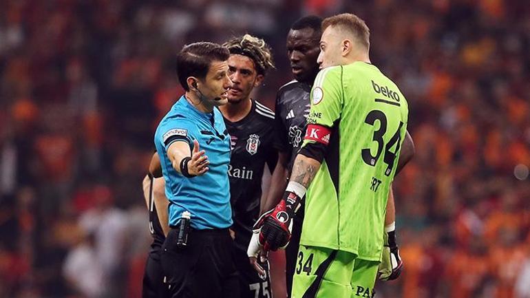 Beşiktaşta Mert Günoktan Galatasaray derbisinde inanılmaz hata Kırmızı kart gördü, yıllar sonra bir ilk