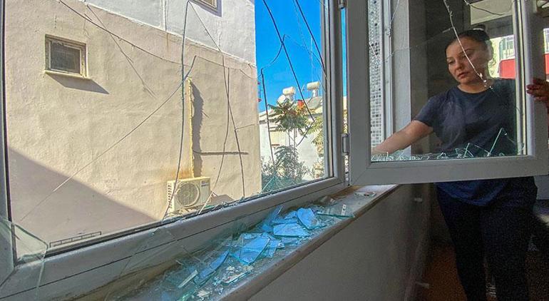 Ev sahibi dehşeti yaşattı 10 bin lira kira istedi, camları kırıp gitti