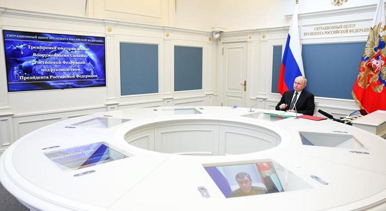 Putin emri verdi Rusyadan nükleer misilleme tatbikatı