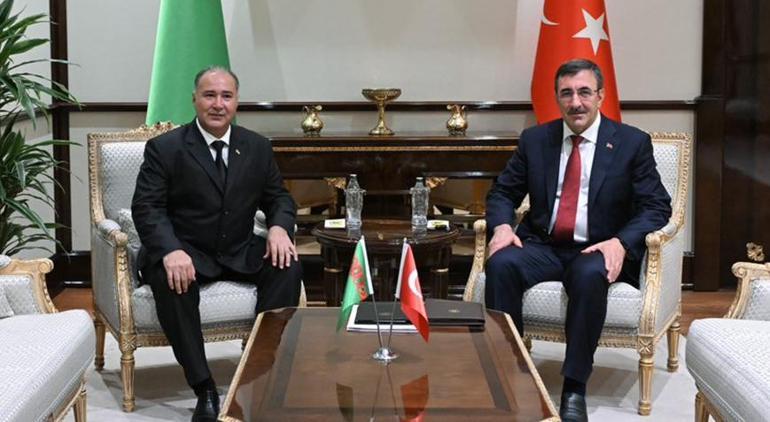 Cevdet Yılmaz, Türkmenistan Bakanlar Kurulu Başkan Yardımcısı ile görüştü