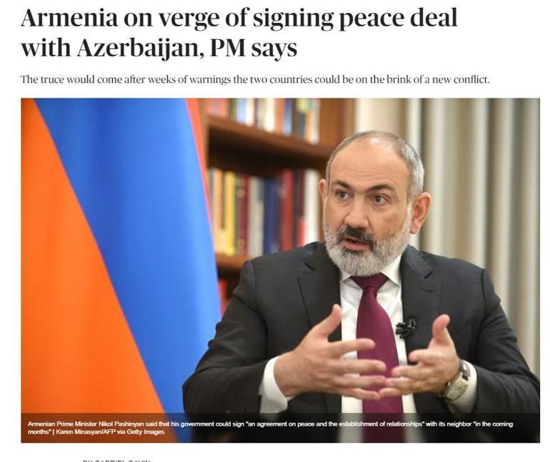 Ermenistan Barış Kavşağını duyurdu Türkiye ve Azerbaycanı merkeze koydu