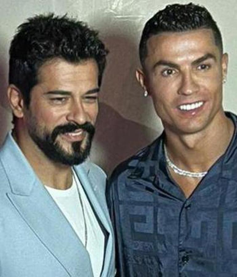 Burak Özçivit ile Ronaldonun buluşması gündem oldu