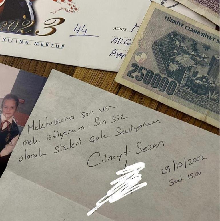 Melis Sezen’e babasından 21 yıl sonra mektup Hayatımın en özel hediyesi