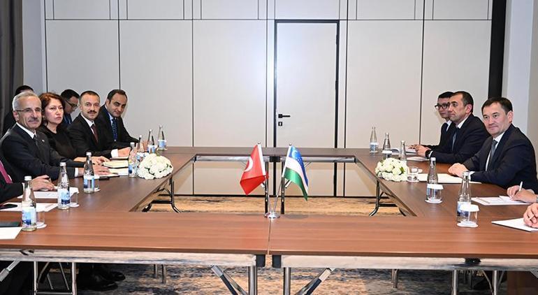 Bakan Uraloğlu Özbekistanlı mevkidaşı ile görüştü