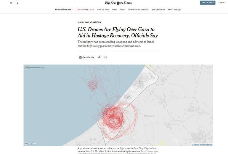 ABD, Gazze semalarında ifşa oldu Yunan adasından havalandı