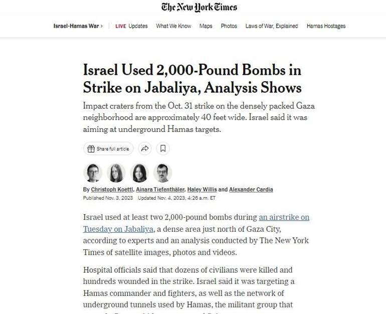İsrail yasaklı silahla vurdu 1800 tonluk bombada gizli fitil