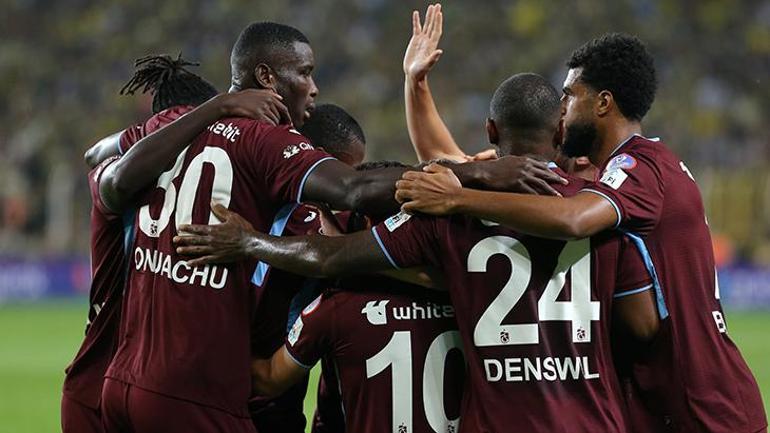 Trabzonspor, Fenerbahçe deplasmanında galip 5 gol, 1 kırmızı kart