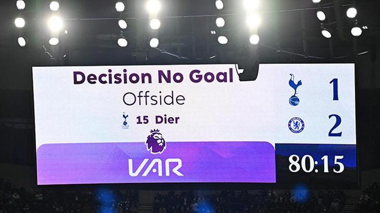 Tottenham - Chelsea derbisinde VARdan fazla mesai 5 gol iptali, 1 penaltı, 2 kırmızı