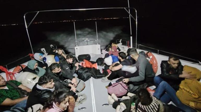 Bodrumda kaçak göçmenlere operasyon Yüzerek geçmek istedi, yakalandı