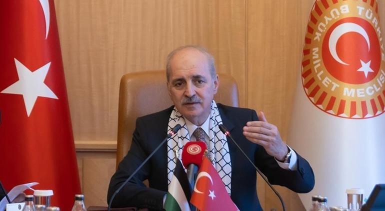 Meclis Başkanı Kurtulmuş, Yemen Milletvekili Al Ahmarı kabul etti