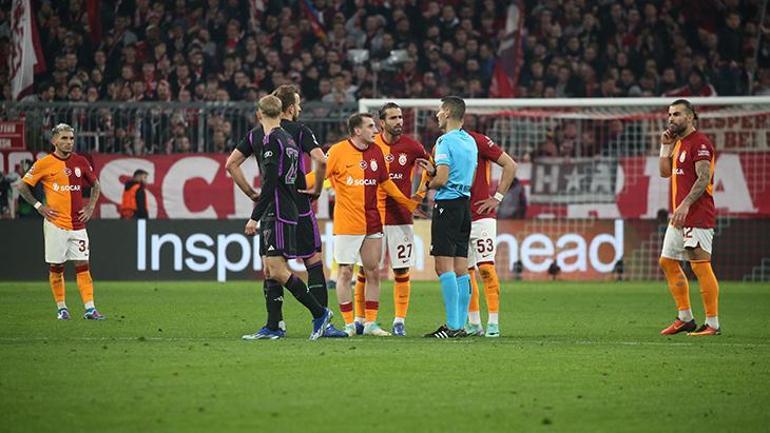 Bayern Münih - Galatasaray maçına hakem damgası VAR 2 kez devreye girdi, Okan Buruk çıldırdı