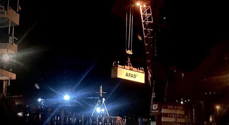 Türkiyeden Filistine yardım Bestekar gemisi Mısıra ulaştı