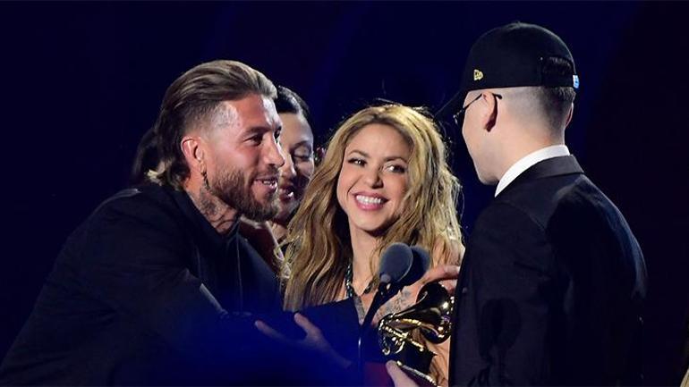 Shakiraya ödülü Ramos verdi Törende Pique göndermesi