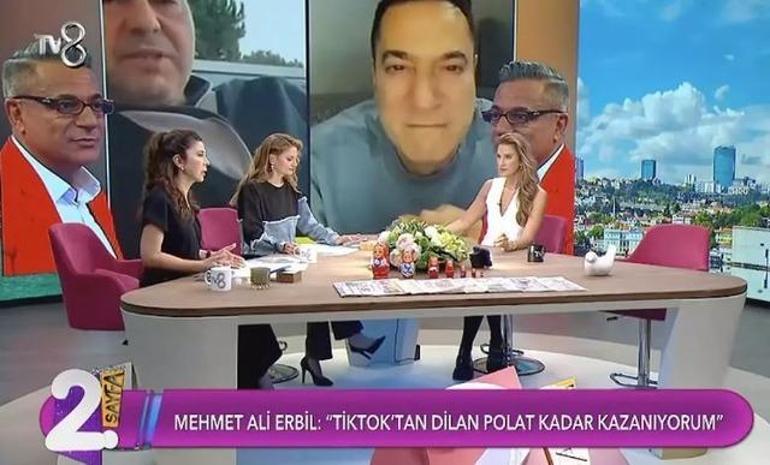 Mehmet Ali Erbil: TikToktan Dilan Polat kadar kazanıyorum
