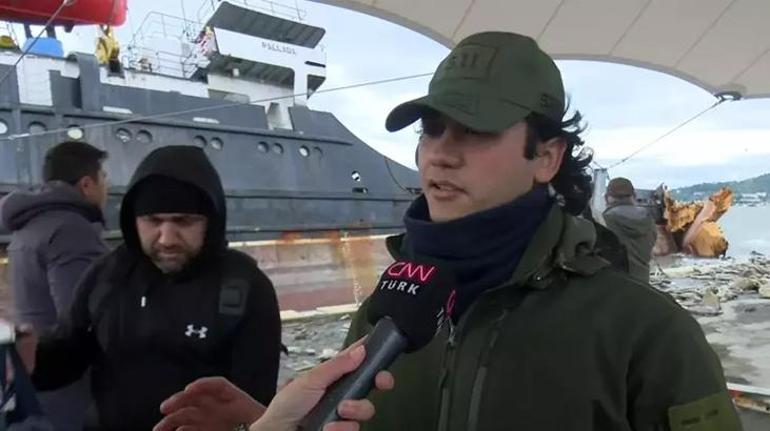 Zonguldakta ikiye ayrılan gemide neler yaşandı CNN TÜRKe özel açıklamalar