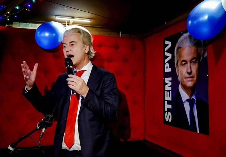 Hollandada seçimleri aşırı sağcı lider Wilders kazandı