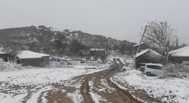 Kar, Balkanlardan üzerinden Edirneye giriş yaptı