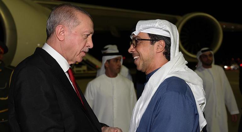 Cumhurbaşkanı Erdoğan Birleşik Arap Emirlikleri’nde