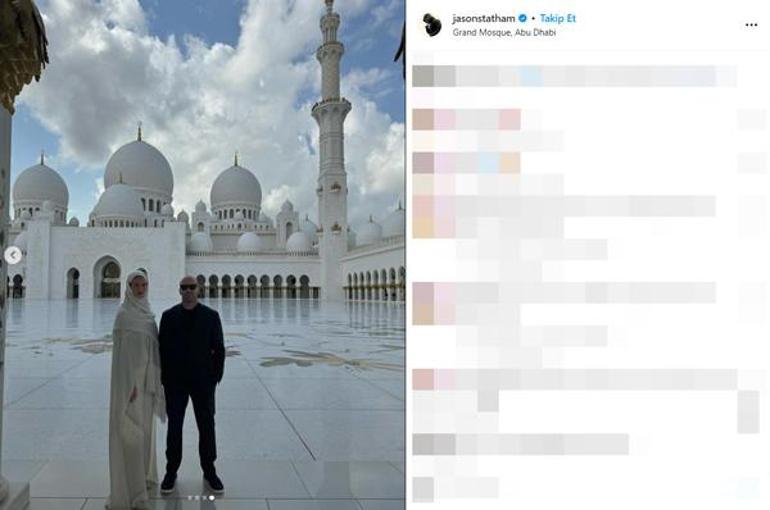 Ünlü çift Şeyh Zayed Ulu Camiini ziyaret etti Büyük bir onur