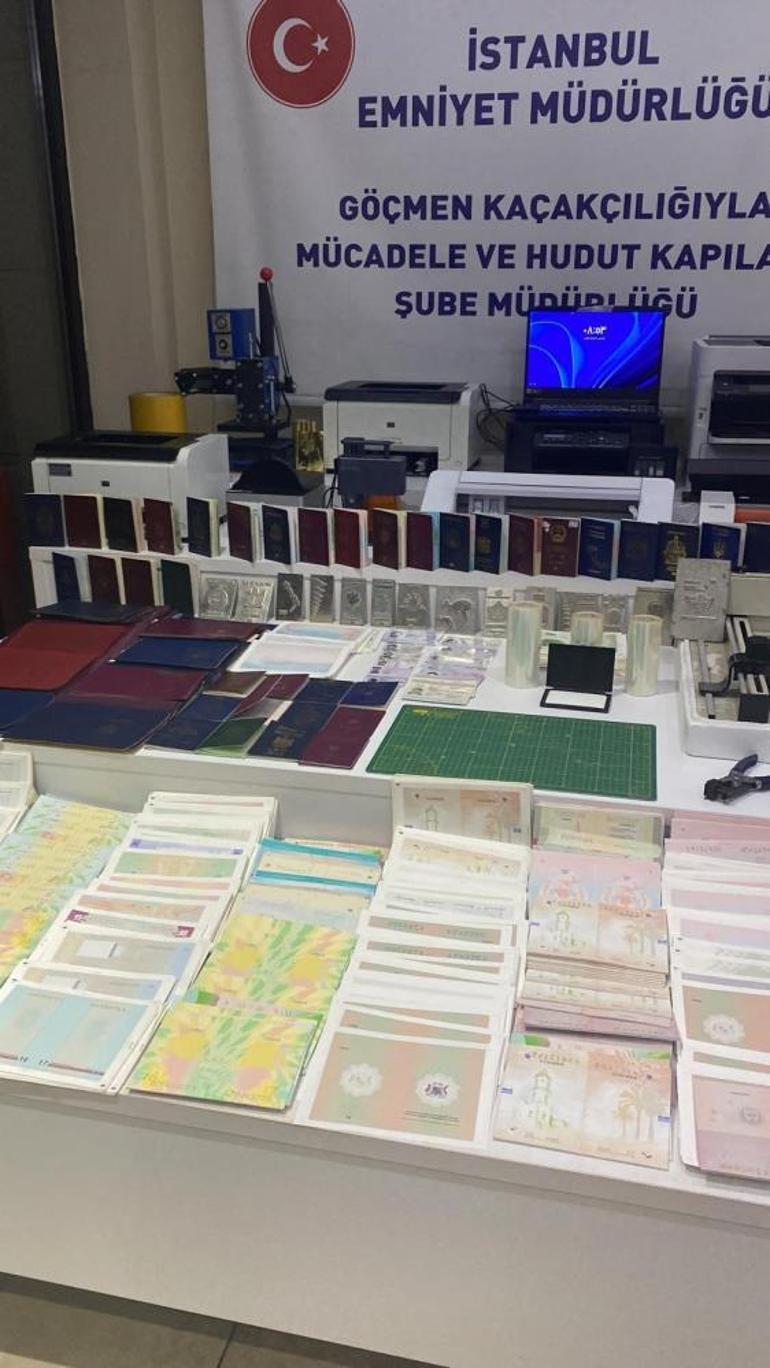 İstanbulda sahte pasaport operasyonu Çok sayıda gözaltı