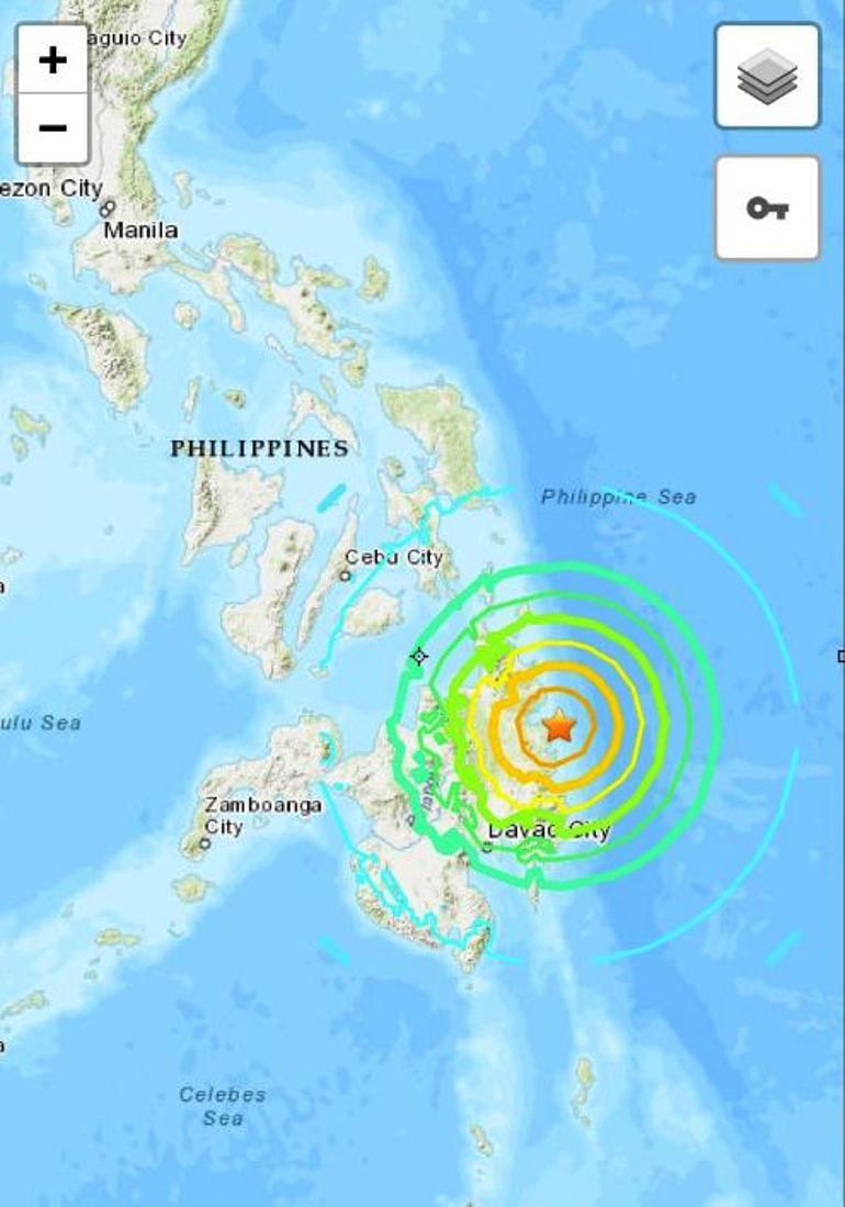 Son dakika Filipinlerde 7.6 büyüklüğünde deprem