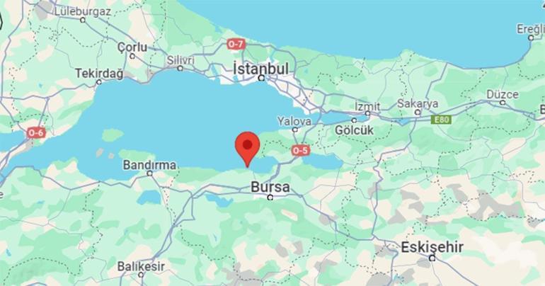 Son dakika: Marmara Denizinde 3.0 büyüklüğünde deprem