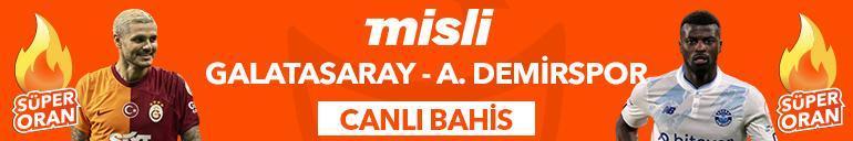 Galatasaray-Adana Demirspor maçı canlı bahisle Mislide