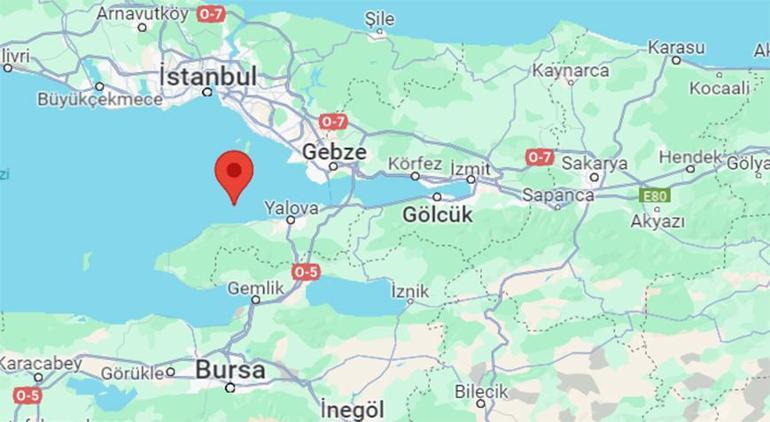 Marmara Denizinde peş peşe depremler