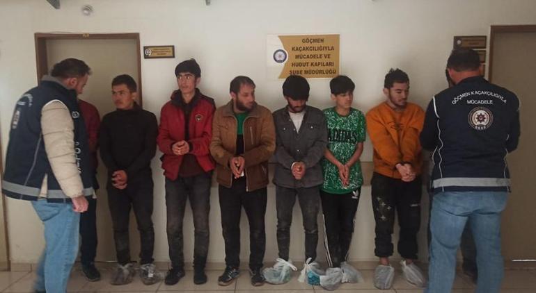 Amasyada 8 kaçak göçmen yakalandı 3 kişi tutuklandı