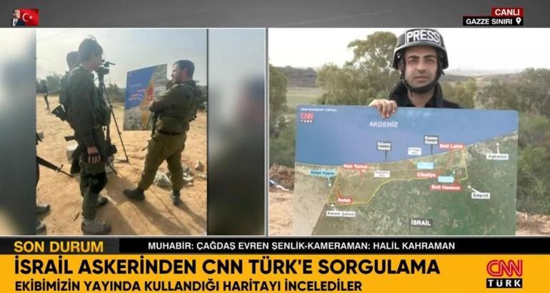 İsrail askerinden CNN TÜRKün yayında kullandığı haritaya inceleme Kudüs ayrıntısı dikkat çekti