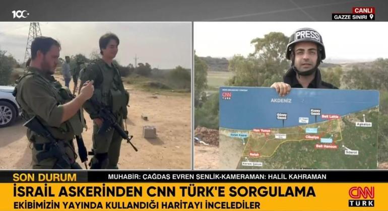 İsrail askerinden CNN TÜRKün yayında kullandığı haritaya inceleme Kudüs ayrıntısı dikkat çekti