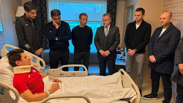 Hastaneden ilk görüntü Bakan Yerlikaya, Halil Umut Melerin Cumhurbaşkanı Erdoğanla görüşmesini paylaştı