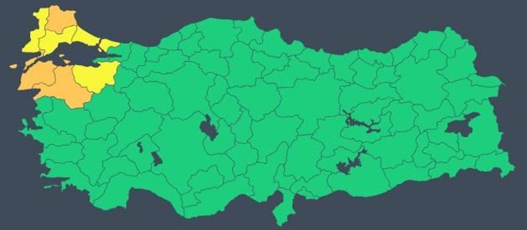 Meteoroloji uyardı: Balkanlar üzerinden geliyor İstanbul’un o ilçesi için kar uyarısı