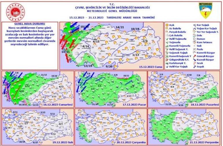 Son dakika: İstanbul dahil 7 il için yeni uyarı Sağanak yağmur, soğuk havayla birlikte geri dönüyor