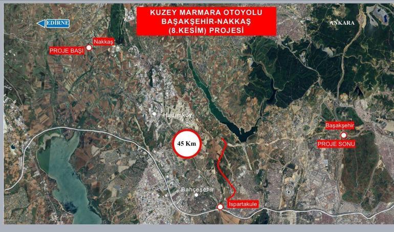 İstanbul ulaşımının can damarı Kuzey Marmara Otoyolu büyüyor