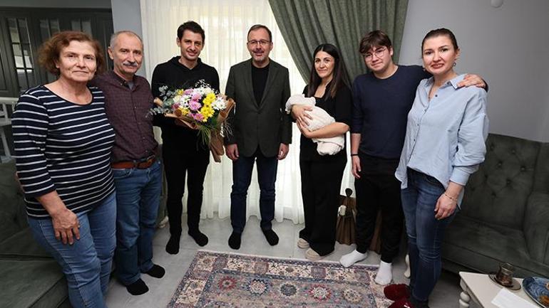 Mehmet Muharrem Kasapoğlundan Halil Umut Melere ziyaret